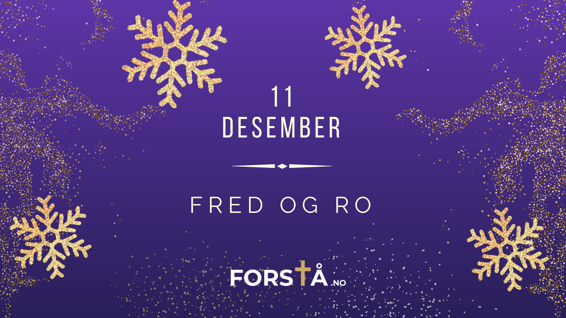Indre fred og ro Indre fred og ro